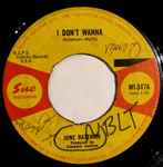 June Bateman & Noble 'Thin Man' Watts And His Band* - I Don‘t Wanna / Noble‘s Theme